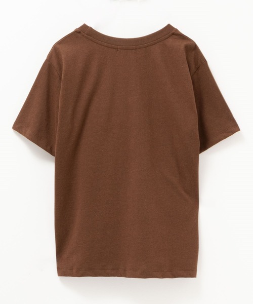 NAVY(ネイビー)の「NAVY メッセージプリントTシャツ(Tシャツ/カットソー・レディース・杢グレー/ブラック/ブラウン・L/M/S/XL)」の17枚目の写真