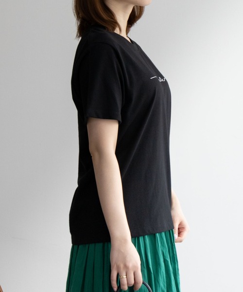 NAVY(ネイビー)の「NAVY メッセージプリントTシャツ(Tシャツ/カットソー・レディース・杢グレー/ブラック/ブラウン・L/M/S/XL)」の10枚目の写真