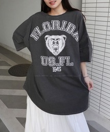 CORNERS（コーナーズ）の「ピグメントBEARオーバーサイズTシャツ（Tシャツ/カットソー）」