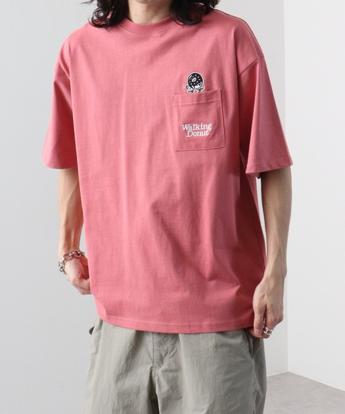 FUNALIVE(ファンアライブ)の「WALKING DONUTオーバーサイズ ヘビーウエイト半袖Tシャツ(Tシャツ/カットソー・メンズ・ホワイト/ライトブラック/ホワイト系/ピンク/グレー系/ブラック/ミント/杢グレー・LL/L/M)」の20枚目の写真