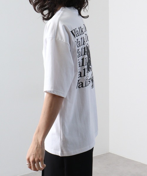 FUNALIVE（ファンアライブ）の「WALKING DONUTオーバーサイズ ヘビーウエイト半袖Tシャツ（Tシャツ/カットソー・メンズ・ホワイト/ライトブラック/ホワイト系/ピンク/グレー系/ブラック/ミント/杢グレー・LL/L/M）」の10枚目の写真