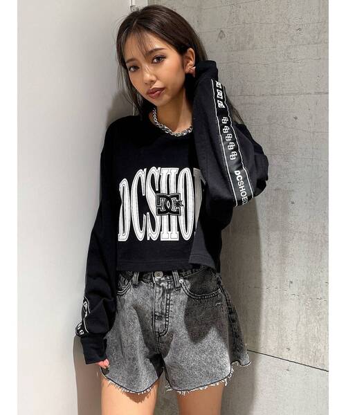 DC（ディーシー）の「GYDA×DC BACKLINEショートロンT（Tシャツ/カットソー・レディース・オフホワイト/ブラック・FREE）」の10枚目の写真