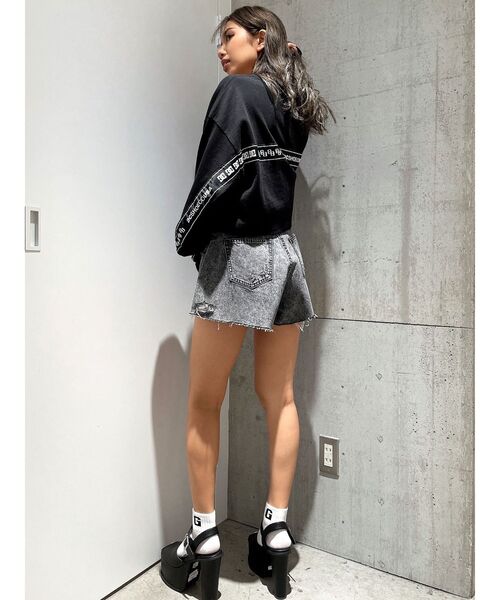 DC（ディーシー）の「GYDA×DC BACKLINEショートロンT（Tシャツ/カットソー・レディース・オフホワイト/ブラック・FREE）」の14枚目の写真