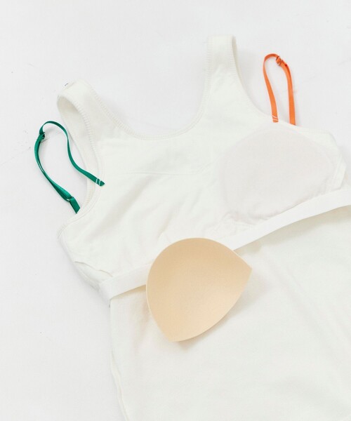 【セール】＜手洗い可能＞＜吸放湿性＞＜調節可能＞キャミレイヤードカップインタンクトップ（タンクトップ）｜CITY TOKYO（シティトウキョウ）