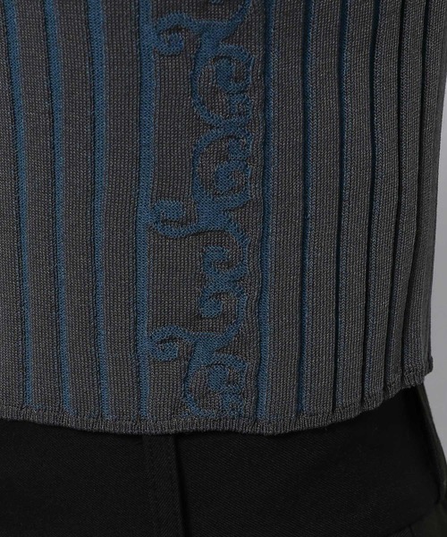 HARE（ハレ）の「クロップドガラニットトップス(HARE)（ニット/セーター・レディース・ブラック/ブルーグレー/ピンク・FREE）」の8枚目の写真