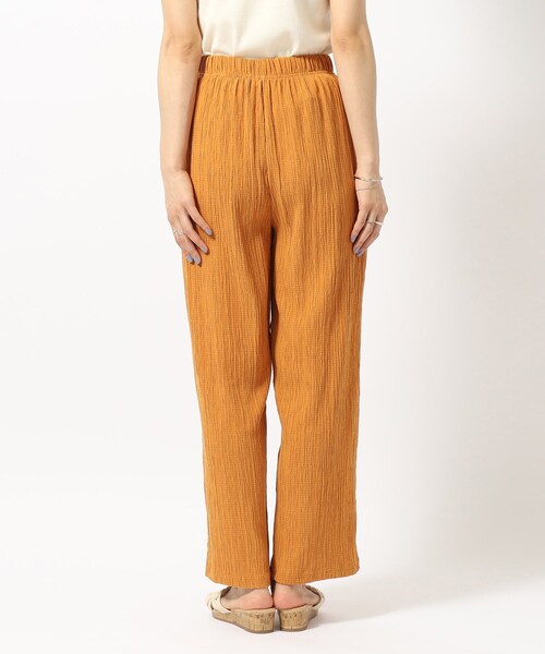 SHOO・LA・RUE（シューラルー）の「◆【ゆるリラックス】大人のラフコーデに ジャカードストレートイージーパンツ（その他パンツ・レディース・グリーン系/ライトイエロー系/オレンジ/ブラック/ライトグレー・02/03/04）」の13枚目の写真