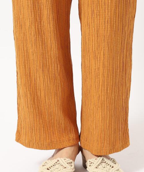 SHOO・LA・RUE（シューラルー）の「◆【ゆるリラックス】大人のラフコーデに ジャカードストレートイージーパンツ（その他パンツ・レディース・グリーン系/ライトイエロー系/オレンジ/ブラック/ライトグレー・02/03/04）」の17枚目の写真