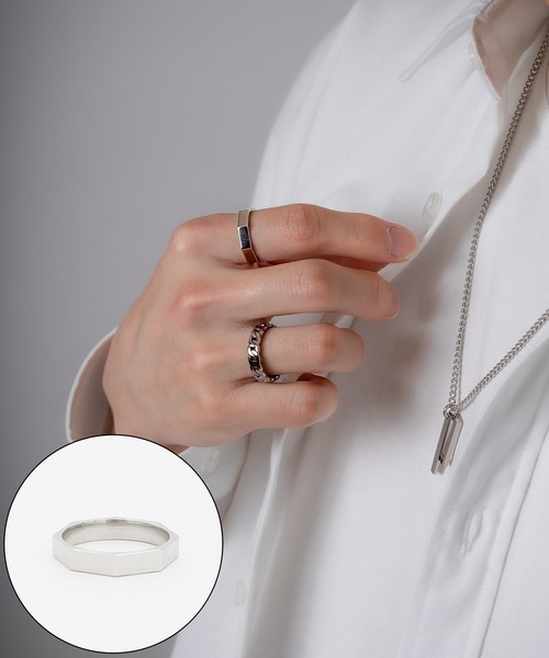 improves（インプローブス）の「スリムリング（リング・メンズ・シルバー系1/シルバー/シルバー系/シルバー系5/シルバー系3・19/17/21/23）」の2枚目の写真