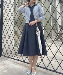 F i.n.t | 縫いとめタック開衿シャツワンピース(ワンピース)