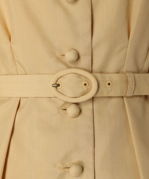 F i.n.t（フィント）の「縫いとめタック開衿シャツワンピース/F&A/fint（ワンピース・レディース・イエロー/ピンク/ネイビー/ライトブルー/ブルーグリーン・FREE）」の11枚目の写真