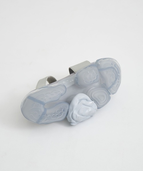 grounds（グラウンズ）の「【grounds/グラウンズ】MOOPIE LEATHER SANDAL/ムーピーレザーサンダル（サンダル・レディース・ブラック/グレー・37/38）」の11枚目の写真