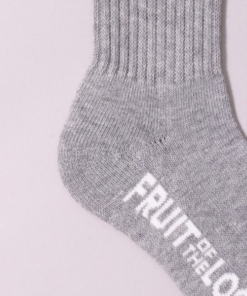 FRUIT OF THE LOOM(フルーツオブザルーム)の「(GA)【FRUIT OF THE LOOM】【3足セット】ブランドロゴマーク クォーターソックス(ソックス/靴下・メンズ・その他・25-27CM/23-25cm)」の5枚目の写真