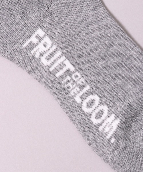 FRUIT OF THE LOOM(フルーツオブザルーム)の「(GA)【FRUIT OF THE LOOM】【3足セット】ブランドロゴマーク クォーターソックス(ソックス/靴下・メンズ・その他・25-27CM/23-25cm)」の6枚目の写真