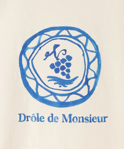 Drole De Monsieur(ドロール ド ムッシュ)の「<DROLE DE MONSIEUR> ART DE LA TABLE Tシャツ(Tシャツ/カットソー・メンズ・オフホワイト・L/M)」の8枚目の写真