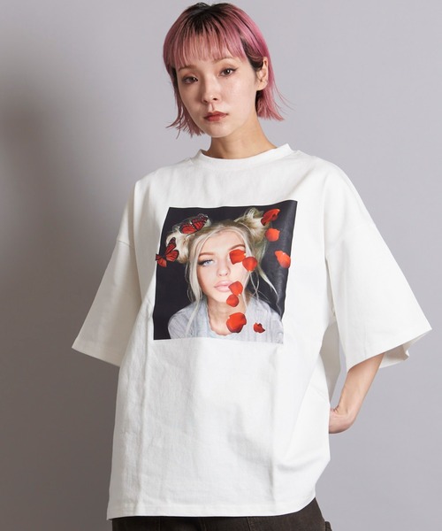 GALLIS ADDICTION(ガリスアディクション)の「GA GIRL-PHOTO TEE(Tシャツ/カットソー・メンズ・ターコイズブルー/ホワイト/ブラック・M/L)」の18枚目の写真
