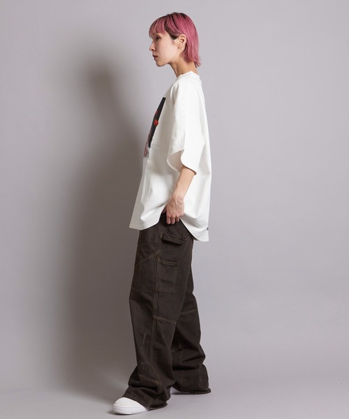 GALLIS ADDICTION(ガリスアディクション)の「GA GIRL-PHOTO TEE(Tシャツ/カットソー・メンズ・ターコイズブルー/ホワイト/ブラック・M/L)」の7枚目の写真