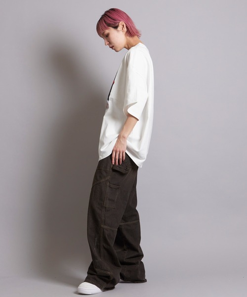 GALLIS ADDICTION(ガリスアディクション)の「GA GIRL-PHOTO TEE(Tシャツ/カットソー・メンズ・ターコイズブルー/ホワイト/ブラック・M/L)」の6枚目の写真