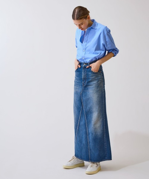THE SHINZONE（ザ　シンゾーン）の「REMAKE SKIRT（デニムスカート・レディース・ブルー・34/36）」の9枚目の写真