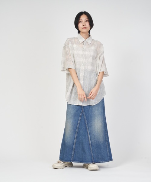 THE SHINZONE（ザ シンゾーン）の「REMAKE SKIRT（デニム