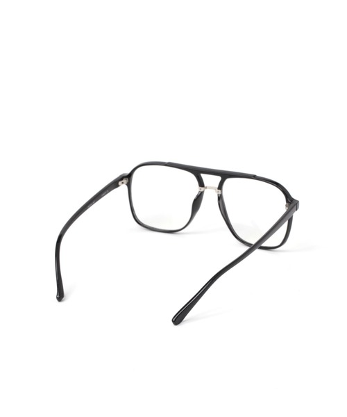 niko and...（ニコアンド）の「オリジナルティアドロップ伊達メガネ（メガネ・レディース・ライトグレー/ブラック・FREE）」の5枚目の写真