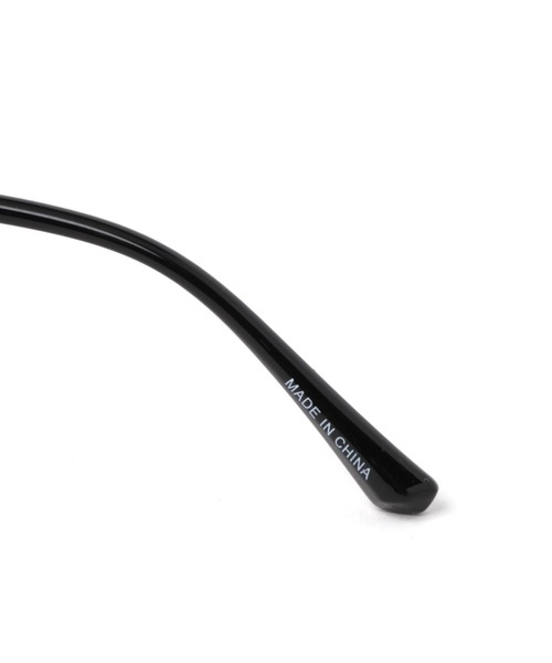 niko and...（ニコアンド）の「オリジナルティアドロップ伊達メガネ（メガネ・レディース・ライトグレー/ブラック・FREE）」の10枚目の写真