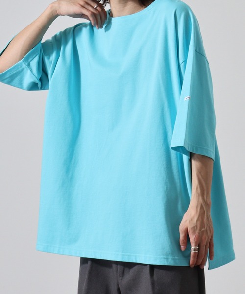 MONT KEMMEL YARN DYED 30/2 PLATING JERSRY BASQUE SHIRTS SOLID S/S（Tシャツ/カットソー）｜MONT KEMMEL（モンケメル）
