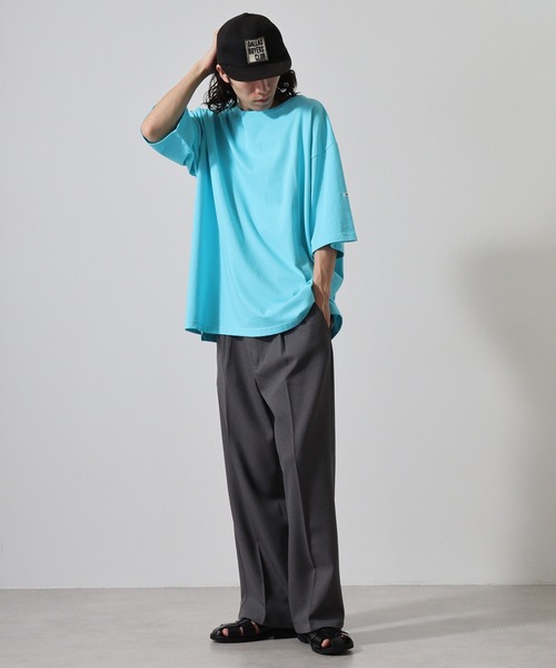 MONT KEMMEL YARN DYED 30/2 PLATING JERSRY BASQUE SHIRTS SOLID S/S（Tシャツ/カットソー）｜MONT KEMMEL（モンケメル）