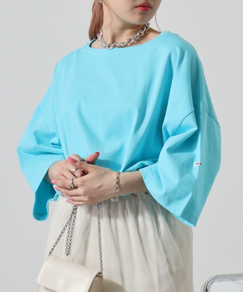 MONT KEMMEL YARN DYED 30/2 PLATING JERSRY BASQUE SHIRTS SOLID S/S（Tシャツ/カットソー）｜MONT KEMMEL（モンケメル）