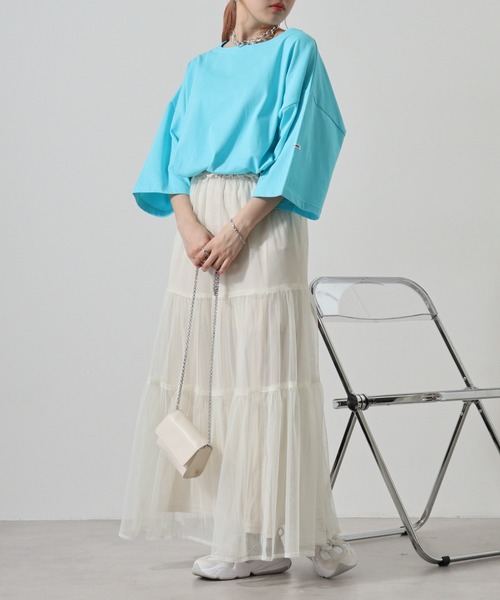 MONT KEMMEL YARN DYED 30/2 PLATING JERSRY BASQUE SHIRTS SOLID S/S（Tシャツ/カットソー）｜MONT KEMMEL（モンケメル）