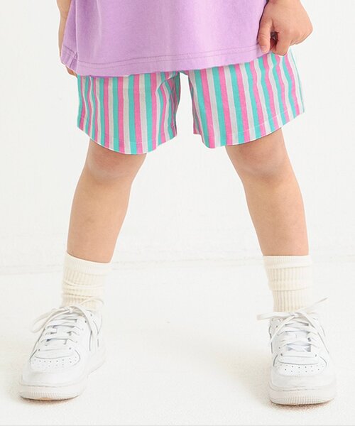 BREEZE（ブリーズ）の「バラエティー総柄ネオンパンツ（その他パンツ・キッズ・ネイビー/キナリ/グリーン/ピンク・100/90/80/120/110/130/140）」の4枚目の写真