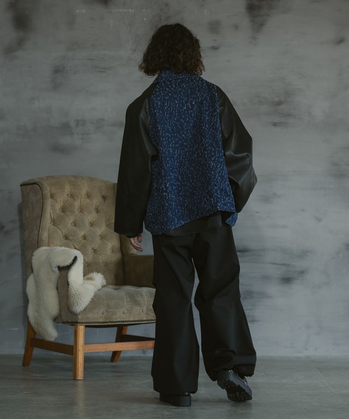 CASPER JOHN(キャスパージョン)の「Hunting denim stadium jacket/ハンティングデニムスタジャン(スカジャン・メンズ・インディゴブルー/ブラック・LARGE/MEDIUM/SMALL/X-SMALL)」の8枚目の写真