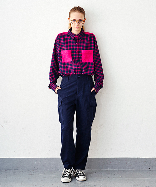 mystic(ミスティック)の「【HIGHLA】HLミリタリーパンツ(その他パンツ・レディース・ネイビー/カーキ・フリ-)」の5枚目の写真