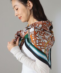 ファッジ掲載　マニプリ　ウールシルクストール　　　サムウェア　ネイビー trim_ofcrs_item4419fa645df911e