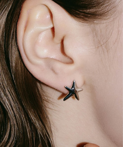 LAPUIS（ラピュイ）の「LAPUIS(ラピュイ)Coil Star pierced earrings A（ピアス（両耳用）・レディース・ゴールド/マルチ・FREE）」の14枚目の写真