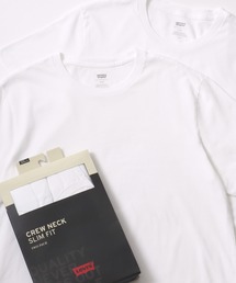 Levi's（リーバイス）の「Levi's/リーバイス 2P 無地 クルーネック 半袖Tシャツ/パックT 2枚組/レディース メンズ（Tシャツ/カットソー）」