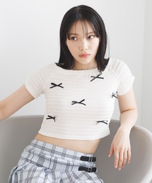 3.3 Field Trip  | 3.3 Field Trip／リボンオフショルT(Tシャツ/カットソー)