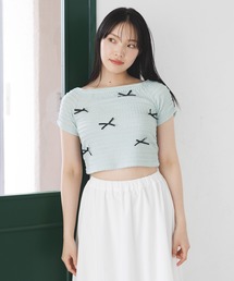 3.3 Field Trip  | 3.3 Field Trip／リボンオフショルT(Tシャツ/カットソー)