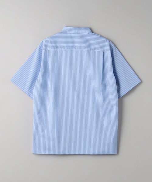 BEAUTY&YOUTH UNITED ARROWS(ビューティーアンドユースユナイテッドアローズ)の「クールタッチ ストライプ キャンプカラー リラックスレギュラー シャツ ‐接触冷感‐(シャツ/ブラウス・メンズ・ライトブルー/ロイヤルブルー/ホワイト・S/M/L/XL)」の12枚目の写真