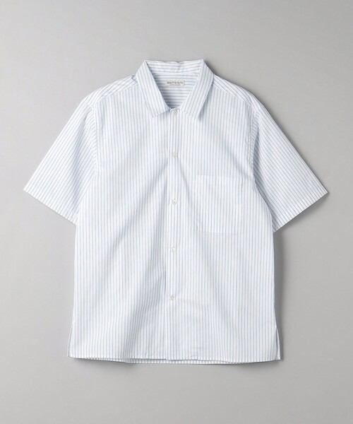 BEAUTY&YOUTH UNITED ARROWS(ビューティーアンドユースユナイテッドアローズ)の「クールタッチ ストライプ キャンプカラー リラックスレギュラー シャツ ‐接触冷感‐(シャツ/ブラウス・メンズ・ライトブルー/ロイヤルブルー/ホワイト・S/M/L/XL)」の17枚目の写真