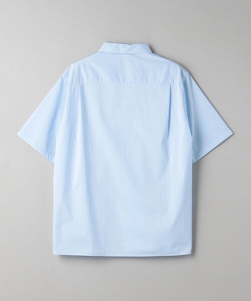 BEAUTY&YOUTH UNITED ARROWS(ビューティーアンドユースユナイテッドアローズ)の「クールタッチ ストライプ キャンプカラー リラックスレギュラー シャツ ‐接触冷感‐(シャツ/ブラウス・メンズ・ライトブルー/ロイヤルブルー/ホワイト・S/M/L/XL)」の22枚目の写真