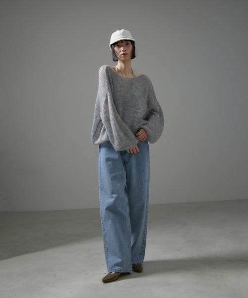 SALON adam et rope'（サロン アダム エ ロペ）の「【RED CARD TOKYO（レッドカードトーキョー）】DAKOTA/ダコタ（デニムパンツ・レディース・ブルー系その他6・23/24/25/26/22）」の12枚目の写真