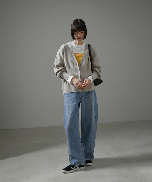 SALON adam et rope'（サロン アダム エ ロペ）の「【RED CARD TOKYO（レッドカードトーキョー）】DAKOTA/ダコタ（デニムパンツ・レディース・ブルー系その他6・23/24/25/26/22）」の4枚目の写真