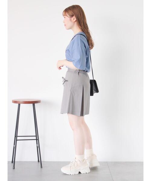 ehka sopo（エヘカソポ）の「シーズープリントTシャツ（Tシャツ/カットソー・レディース・ピンク/ネイビー/オフホワイト/サックスブルー・F）」の14枚目の写真