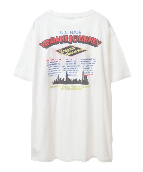 earth music&ecology（アースミュージックアンドエコロジー）の「ヴィンテージライクツアーTee（Tシャツ/カットソー・レディース・ピンク/チャコールグレー/オフホワイト・FREE）」の14枚目の写真