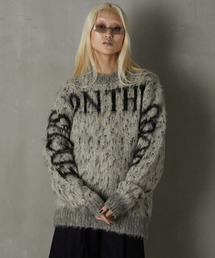 PRANK PROJECT | 【24WINTER PRE ORDER】ロゴメランジシャギーニット / Logo Melange Shaggy Knit(ニット/セーター)