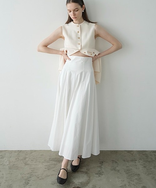 CLANE クラネ　CORSET LINE FLARE SKIRT CORSET LINE FLARE SKIRT（スカート）｜CLANE（クラネ）の