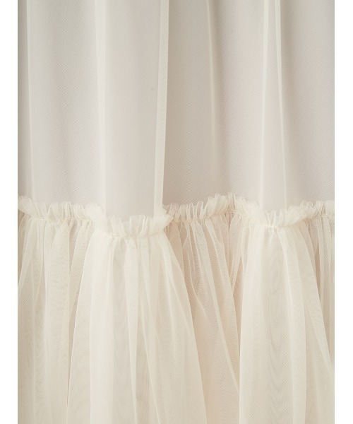 【未使用】FRAYI.Dチュールティアードスカート FRAY I.D（フレイアイディー）の「チュールティアードスカート