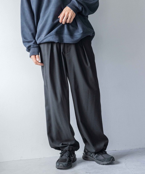 LOWRYS FARM（ローリーズファーム）の「ＴＲドローコードパンツ 116879（その他パンツ・メンズ・ブラック/グレー・MEDIUM/LARGE）」の17枚目の写真