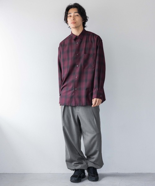 LOWRYS FARM（ローリーズファーム）の「ＴＲドローコードパンツ 116879（その他パンツ・メンズ・ブラック/グレー・MEDIUM/LARGE）」の18枚目の写真