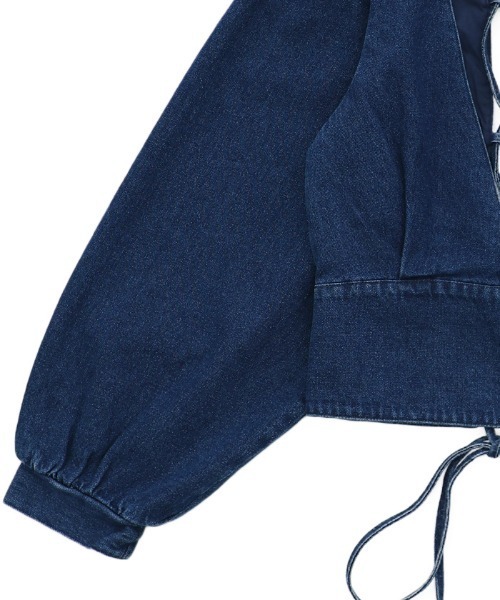 selectmoca バックレースアップデニムブラウス バックレースアップデニムブラウス【SALE】 – SELECT MOCA